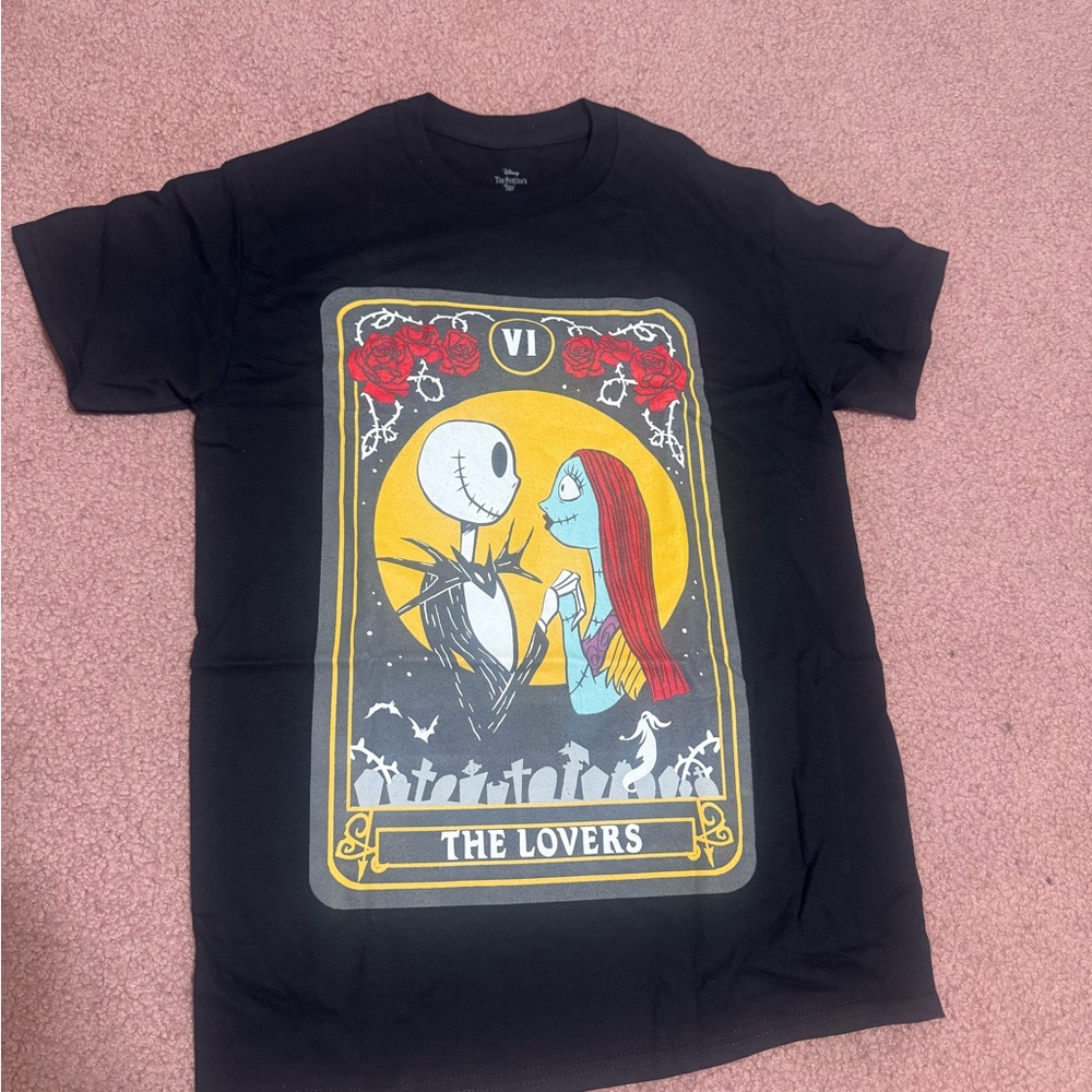 New Small black nightmare before Christmas t tee shirt Disney